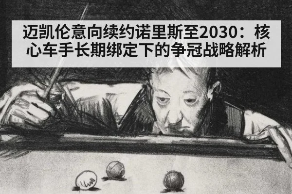 迈凯伦意向续约诺里斯至2030:核心车手长期绑定下的争冠战略解析